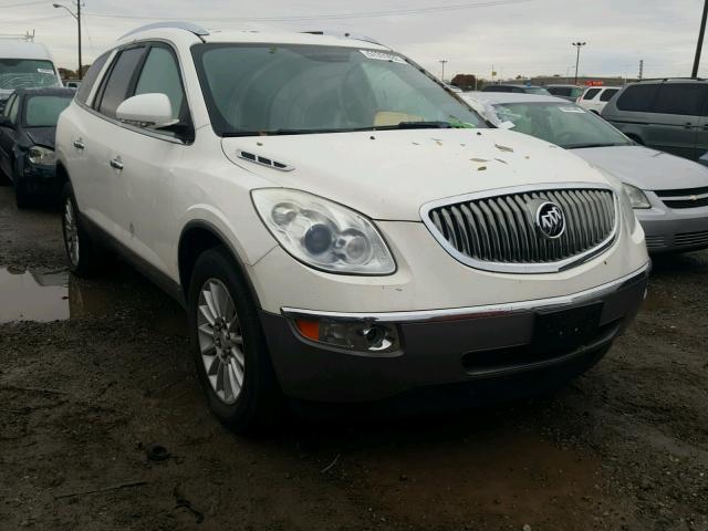 5GALRBED5AJ106001 - 2010 BUICK ENCLAVE CX WHITE photo 1