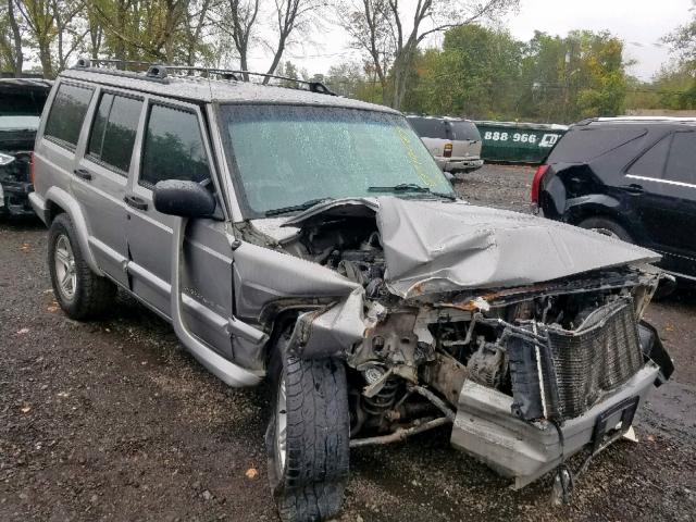 1J4FF58SX1L552160 - 2001 JEEP CHEROKEE C GRAY photo 1