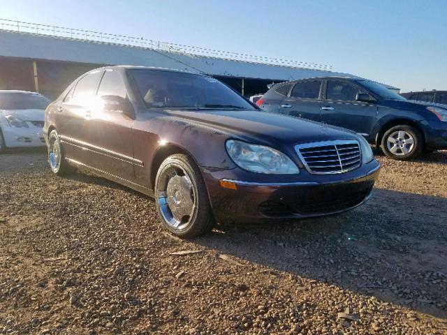 WDBNG83J43A337501 - 2003 MERCEDES-BENZ S 430 4MAT PURPLE photo 1