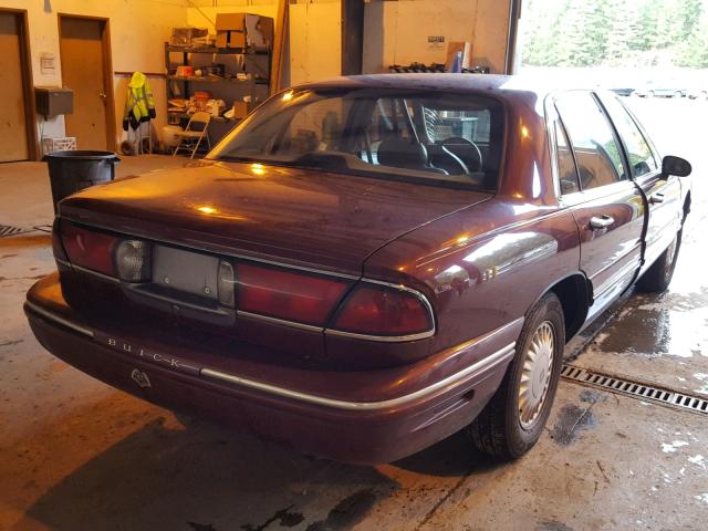 1G4HR52K6VH566060 - 1997 BUICK LESABRE LI BURGUNDY photo 4