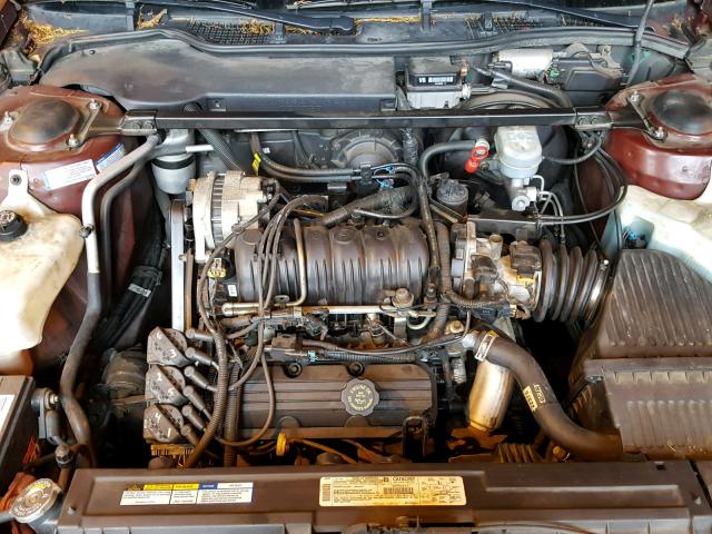 1G4HR52K6VH566060 - 1997 BUICK LESABRE LI BURGUNDY photo 7