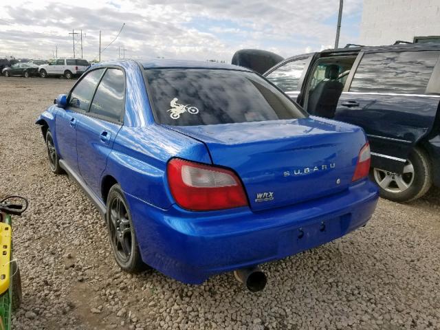 JF1GD29602G527946 - 2002 SUBARU IMPREZA WR BLUE photo 3