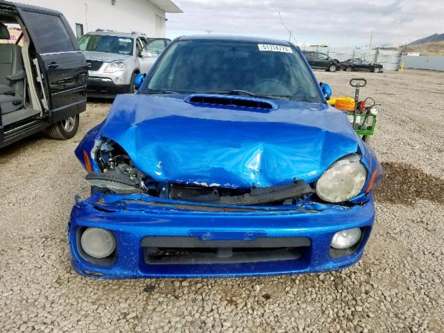 JF1GD29602G527946 - 2002 SUBARU IMPREZA WR BLUE photo 9