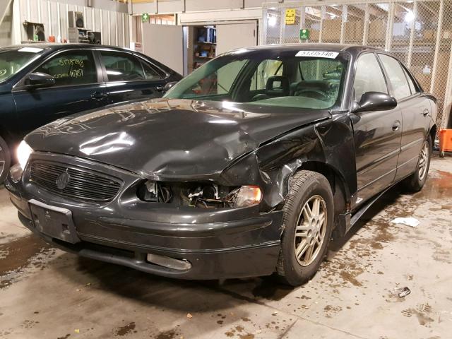 2G4WB52K231249517 - 2003 BUICK REGAL LS CHARCOAL photo 2