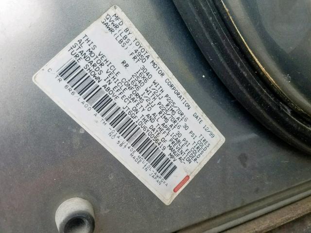 JT6GF10U6Y0056419 - 2000 LEXUS RX 300 CREAM photo 10