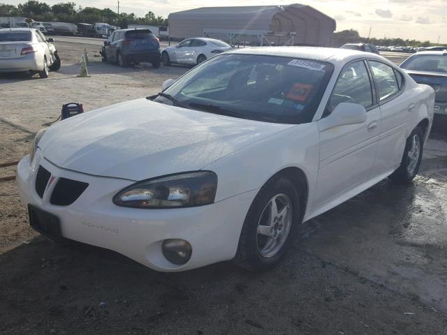 2G2WS522041334110 - 2004 PONTIAC GRAND PRIX WHITE photo 2