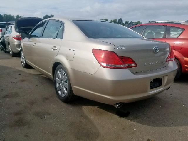 4T1BK36B87U200779 - 2007 TOYOTA AVALON XL GOLD photo 3