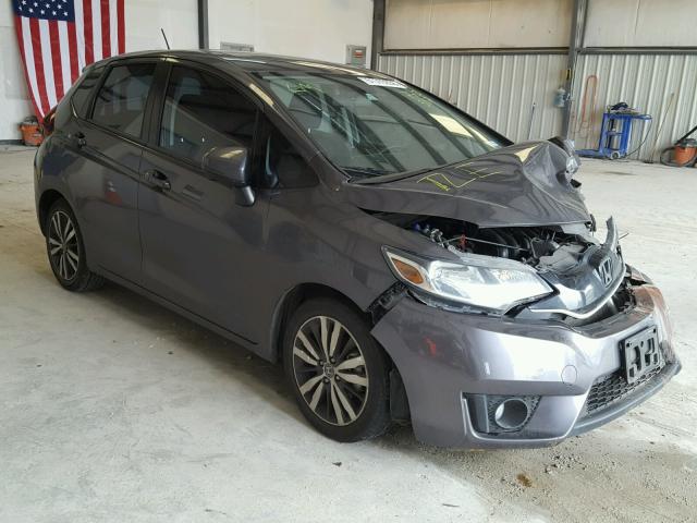 3HGGK5H89FM773587 - 2015 HONDA FIT EX GRAY photo 1