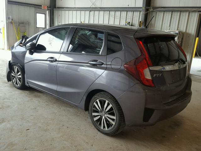 3HGGK5H89FM773587 - 2015 HONDA FIT EX GRAY photo 3