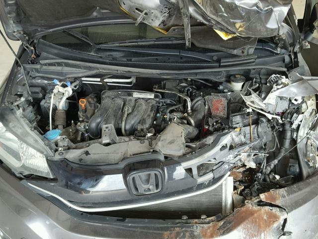 3HGGK5H89FM773587 - 2015 HONDA FIT EX GRAY photo 7