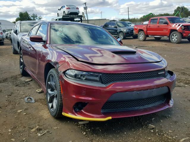 2C3CDXHG5KH587875 - 2019 DODGE CHARGER GT RED photo 1