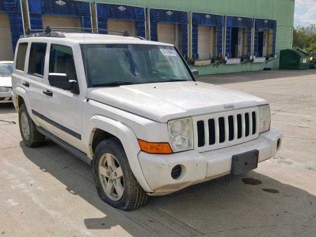 1J8HG48K06C342723 - 2006 JEEP COMMANDER თეთრი ფოტო 1