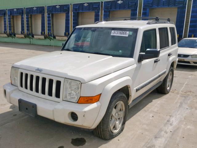 1J8HG48K06C342723 - 2006 JEEP COMMANDER თეთრი ფოტო 2