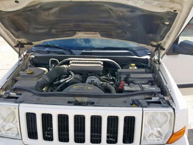 1J8HG48K06C342723 - 2006 JEEP COMMANDER თეთრი ფოტო 7