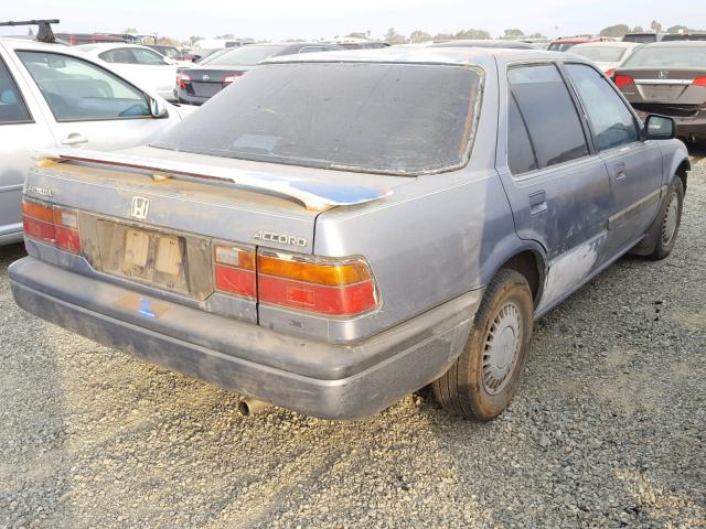 JHMCA5640HC101601 - 1987 HONDA ACCORD LXI BLUE photo 4