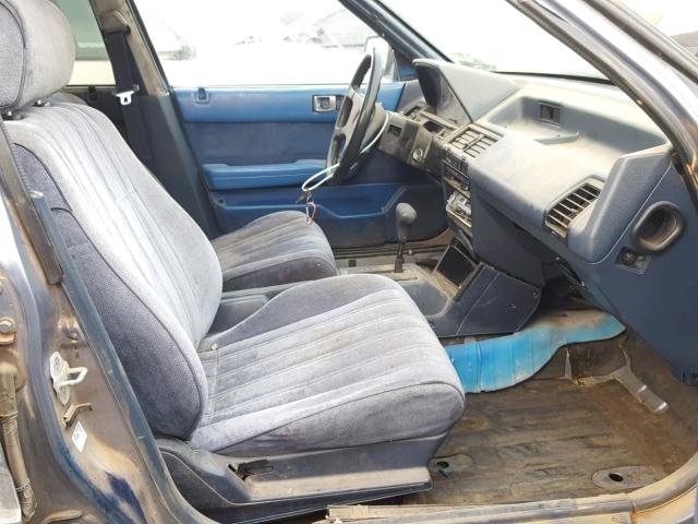 JHMCA5640HC101601 - 1987 HONDA ACCORD LXI BLUE photo 5