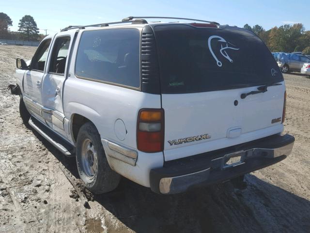 3GKFK16Z42G205713 - 2002 GMC YUKON XL K WHITE photo 3