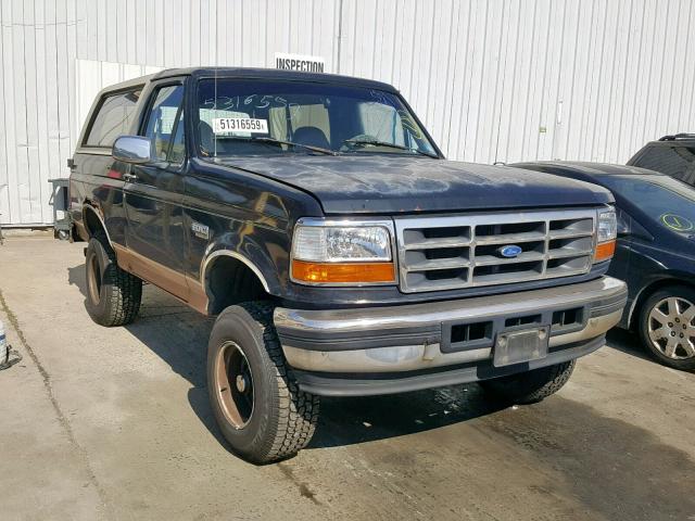 1FMEU15H1SLA85121 - 1995 FORD BRONCO U10 BROWN photo 1