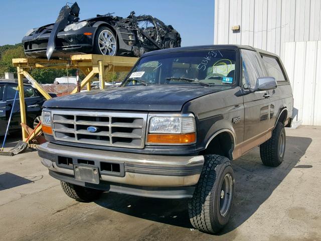 1FMEU15H1SLA85121 - 1995 FORD BRONCO U10 BROWN photo 2