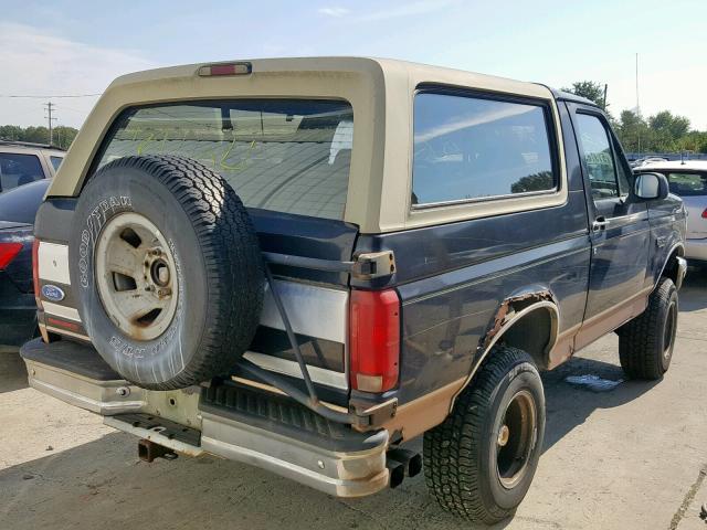 1FMEU15H1SLA85121 - 1995 FORD BRONCO U10 BROWN photo 4