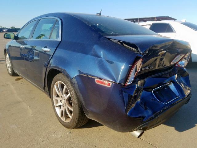 1G1ZE5E71AF242069 - 2010 CHEVROLET MALIBU LTZ ლურჯი ფოტო 3
