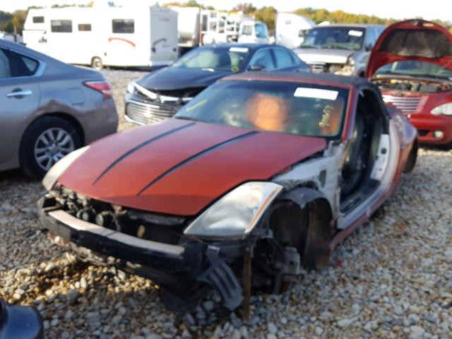 JN1AZ36A44T004121 - 2004 NISSAN 350Z ROADS ORANGE photo 2