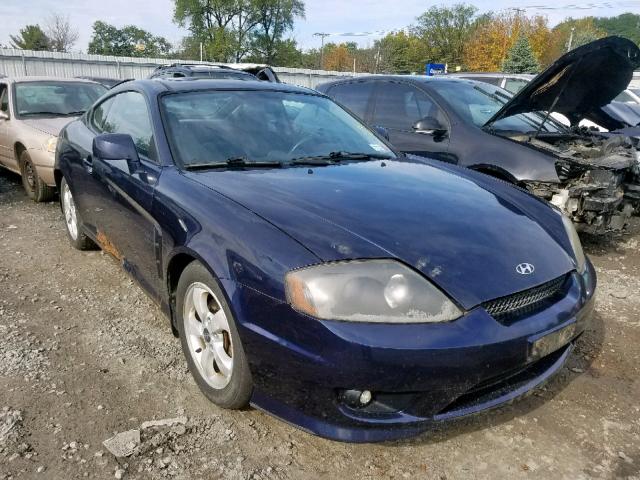 KMHHM65DX6U193048 - 2006 HYUNDAI TIBURON GS BLUE photo 1