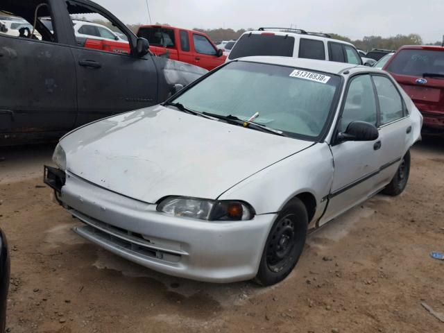 JHMEG8546SS029164 - 1995 HONDA CIVIC DX GRAY photo 2