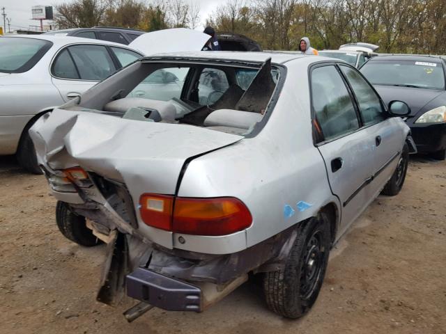 JHMEG8546SS029164 - 1995 HONDA CIVIC DX GRAY photo 4