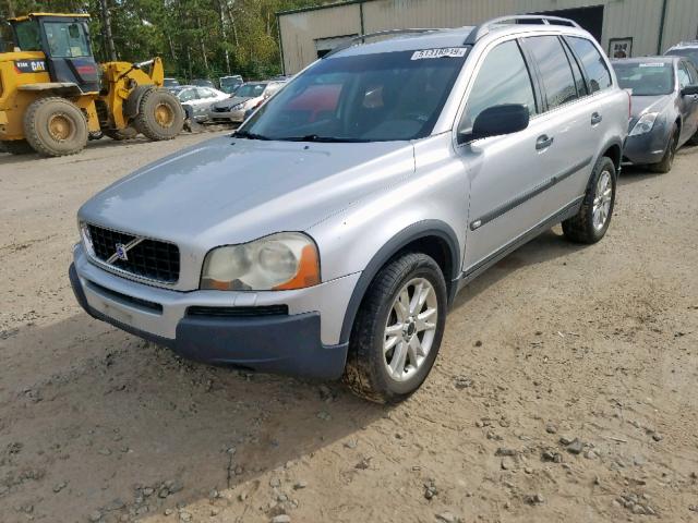 YV1CZ91HX41075083 - 2004 VOLVO XC90 T6 SILVER photo 2