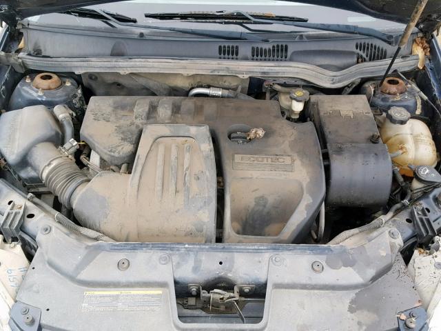 1G1AL58F287262373 - 2008 CHEVROLET COBALT LT BLUE photo 7