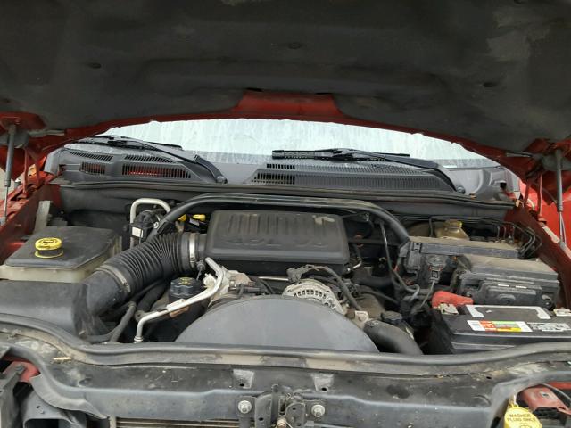 1J8HH58NX6C145734 - 2006 JEEP COMMANDER BURGUNDY photo 7