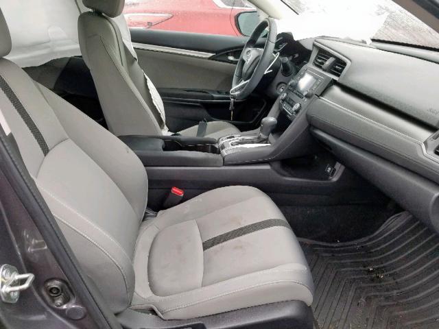 2HGFC2F54JH540546 - 2018 HONDA CIVIC LX GRAY photo 5