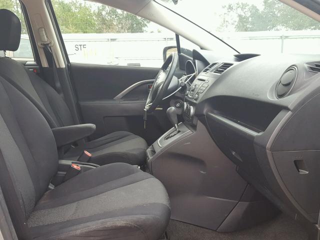 JM1CW2BL5C0119911 - 2012 MAZDA 5 GRAY photo 5