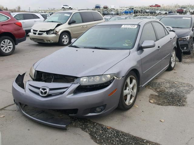 1YVHP80D865M11989 - 2006 MAZDA 6 S GRAY photo 2