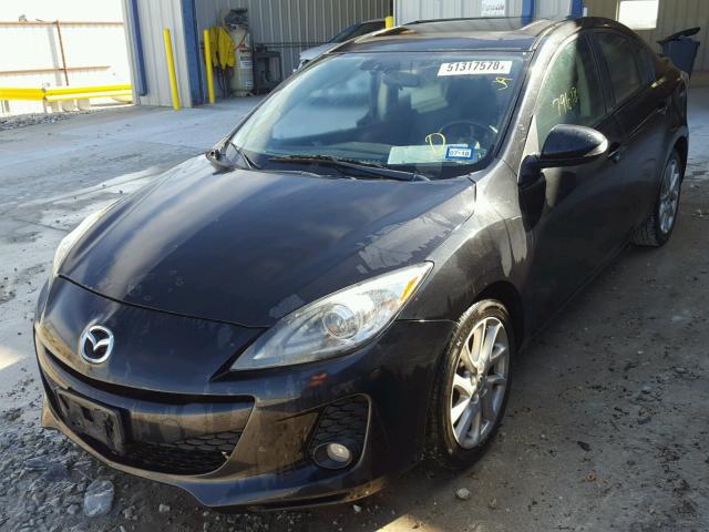 JM1BL1W59C1528272 - 2012 MAZDA 3 S BLACK photo 2