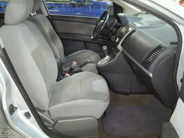 3N1AB6AP2BL625506 - 2011 NISSAN SENTRA 2.0 SILVER photo 5