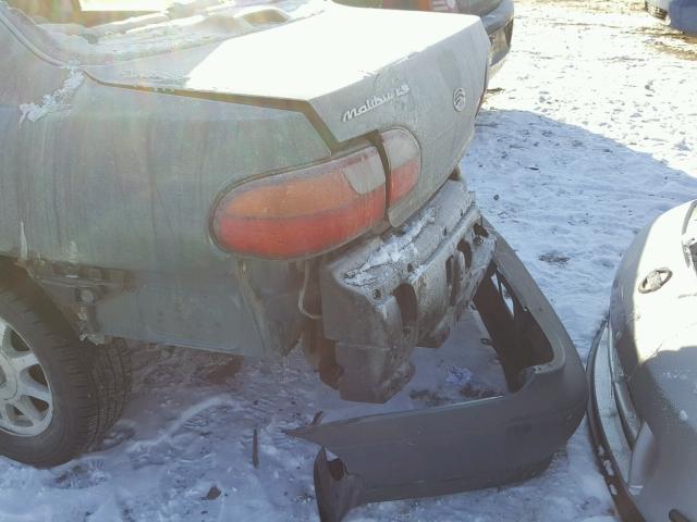 1G1NE52M0W6146742 - 1998 CHEVROLET MALIBU LS 绿色 照片 10