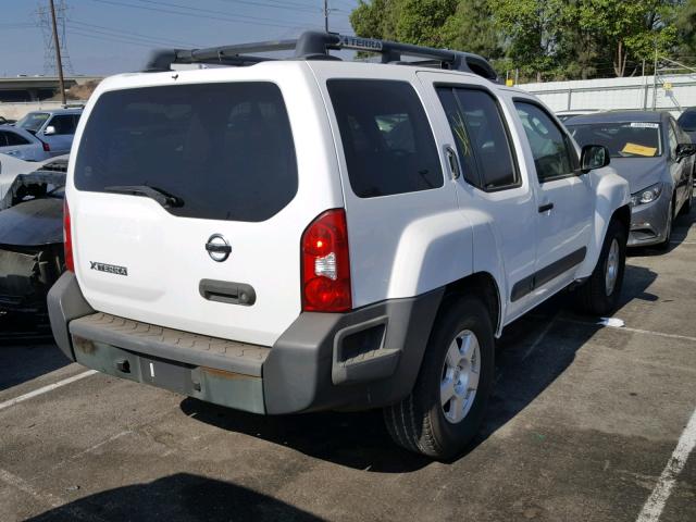 5N1AN08U07C503612 - 2007 NISSAN XTERRA OFF Білий фото 4