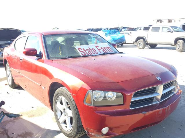 2B3CA3CV9AH250631 - 2010 DODGE CHARGER SX MAROON photo 1