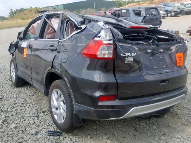 2HKRM3H74FH539005 - 2015 HONDA CR-V EXL BLACK photo 3