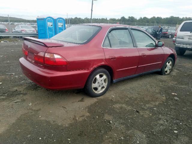 JHMCG567XYC022297 - 2000 HONDA ACCORD SE RED photo 4