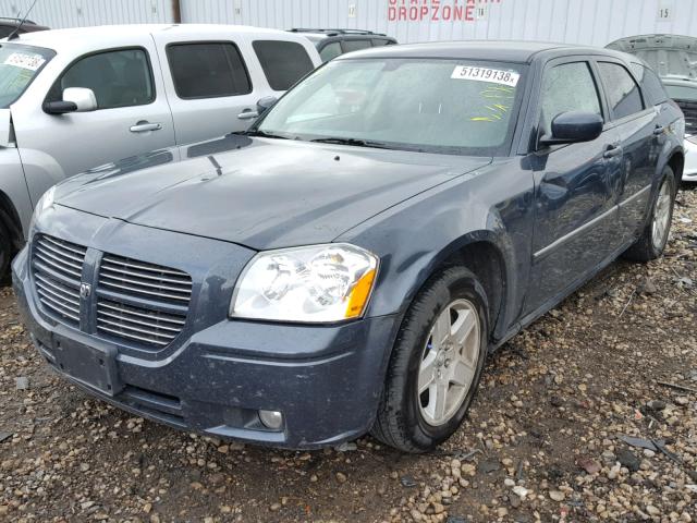 2D4FV47V47H872839 - 2007 DODGE MAGNUM SXT BLUE photo 2