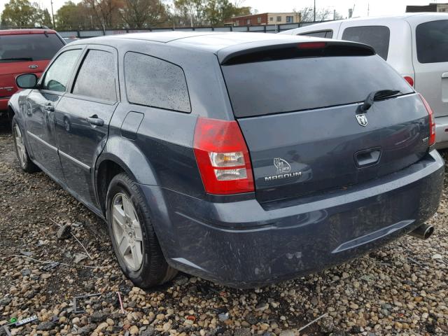 2D4FV47V47H872839 - 2007 DODGE MAGNUM SXT BLUE photo 3