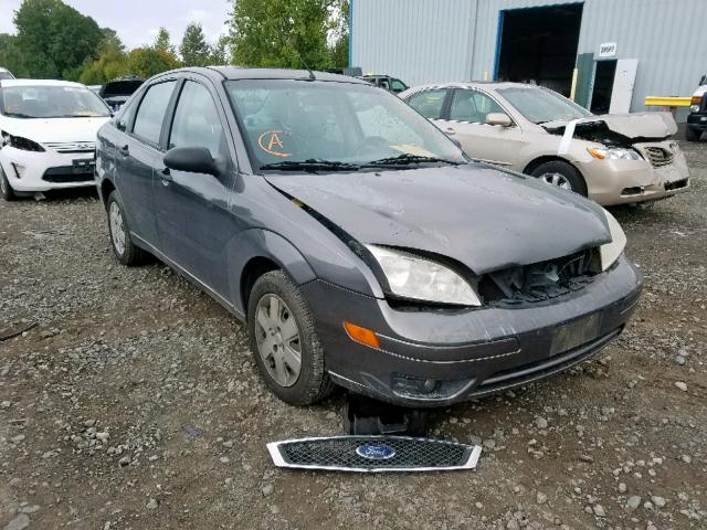 1FAFP34NX5W236677 - 2005 FORD FOCUS ZX4 GRAY photo 1