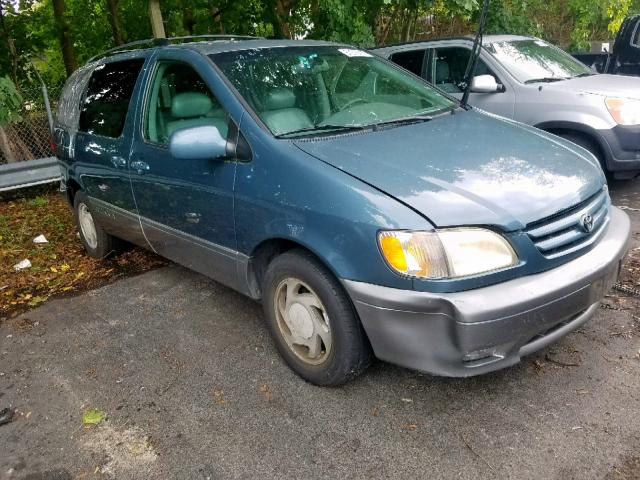 4T3ZF13C03U518577 - 2003 TOYOTA SIENNA LE GRAY photo 1