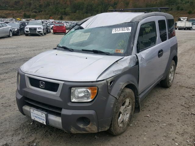 5J6YH28543L018618 - 2003 HONDA ELEMENT EX SILVER photo 2