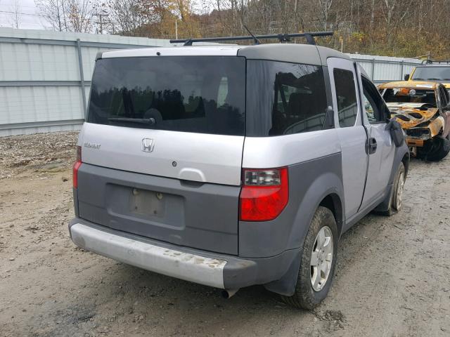 5J6YH28543L018618 - 2003 HONDA ELEMENT EX SILVER photo 4