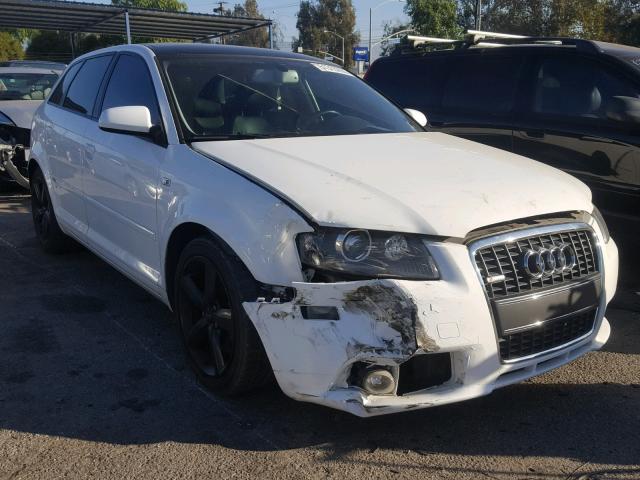 WAUHE78P78A169241 - 2008 AUDI A3 2.0 WHITE photo 1