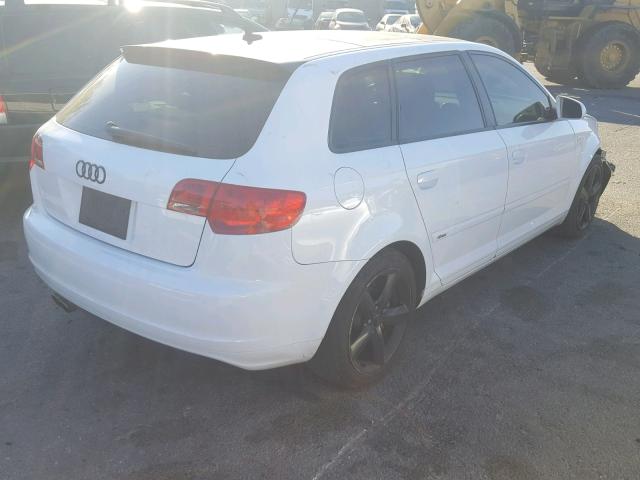 WAUHE78P78A169241 - 2008 AUDI A3 2.0 WHITE photo 4